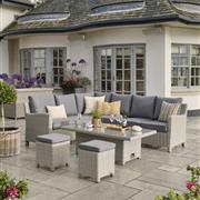 Kettler Palma Signature Corner Set RH in White wash