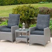 Duo Recliner Set with Side Table